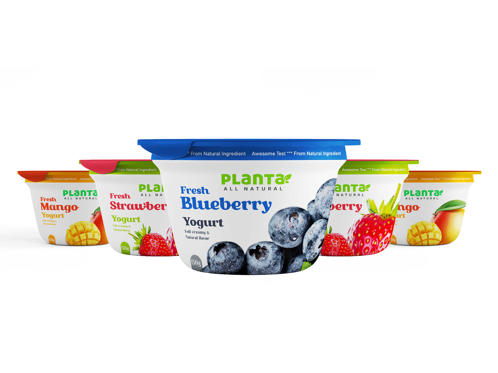 Yogurt packaging design by Hadisur R Rafsan on Dribbble