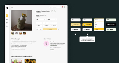 UI/UX Design Subscription Abo Plattform Web App Marketplace abo colorful grau grey jugendlich modern orange pink platform rosa subscription ui ui design ux ux design web app webapplikation young