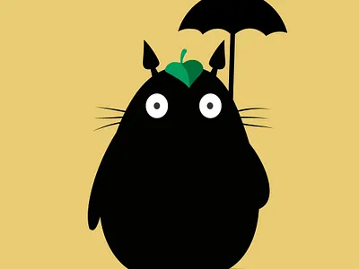 Totoro cartoon character illustration totoro vector