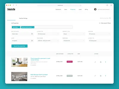 Property Management B2B Application