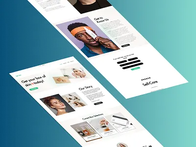 Self-Care Cosmetics Box Subscription Website Design branding clean cosmetics design design inspiration editor x fresh graphic design home page homepage design landing page luxury brand minimalistic modern natural ui ux ux design web design wix
