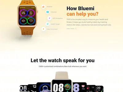 Web Site Design: Landing Page / Home Page UI homepage landing page website
