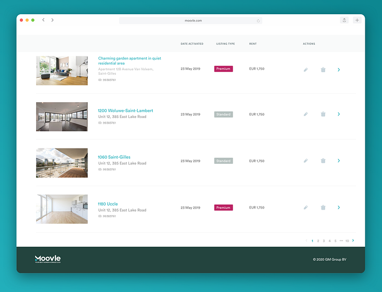 Property Management B2B  Application Admin Tool by Leeanne G on