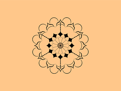 Simple Mandala Design 2 design graphic design vector