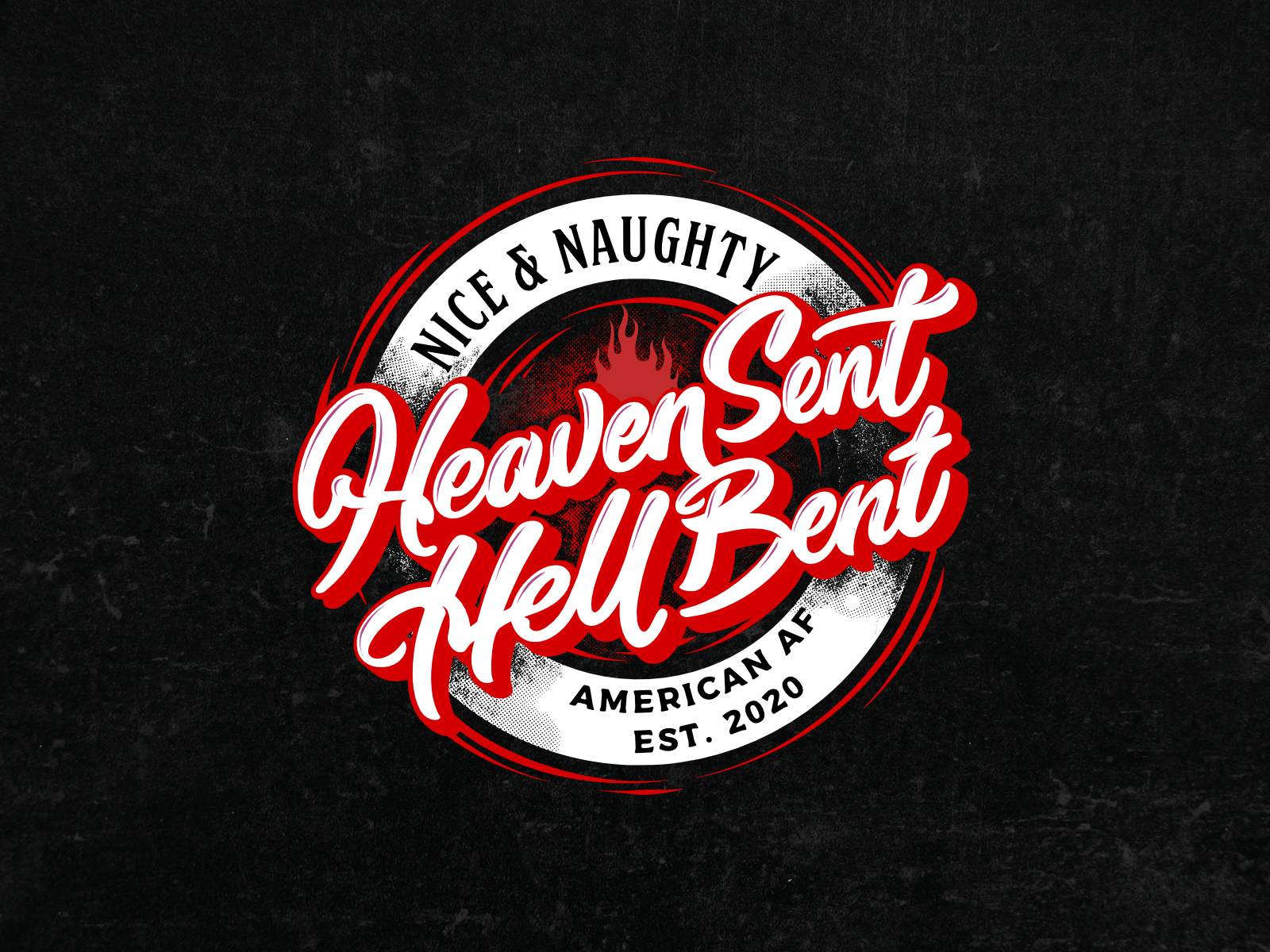 heaven-sent-hell-bent-tshirt-design-by-rasayangsama-on-dribbble