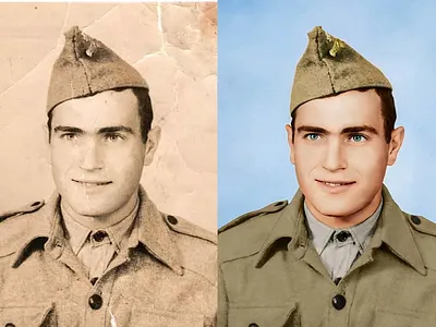 Photo Restoration photo colorization photo editing photo restoration repair photo damage