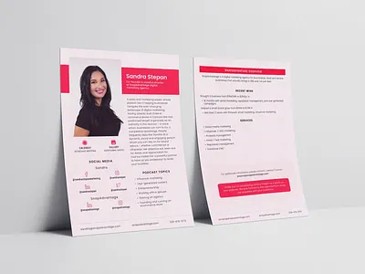 Social Media Kit | Influencer Kit | One Pager brand reputation brand story company overview executive bios graphic design industry insights media coverage pr materials social media advertising social media campaigns social media growth social media kit social media marketing social media planning social media presence social media strategy