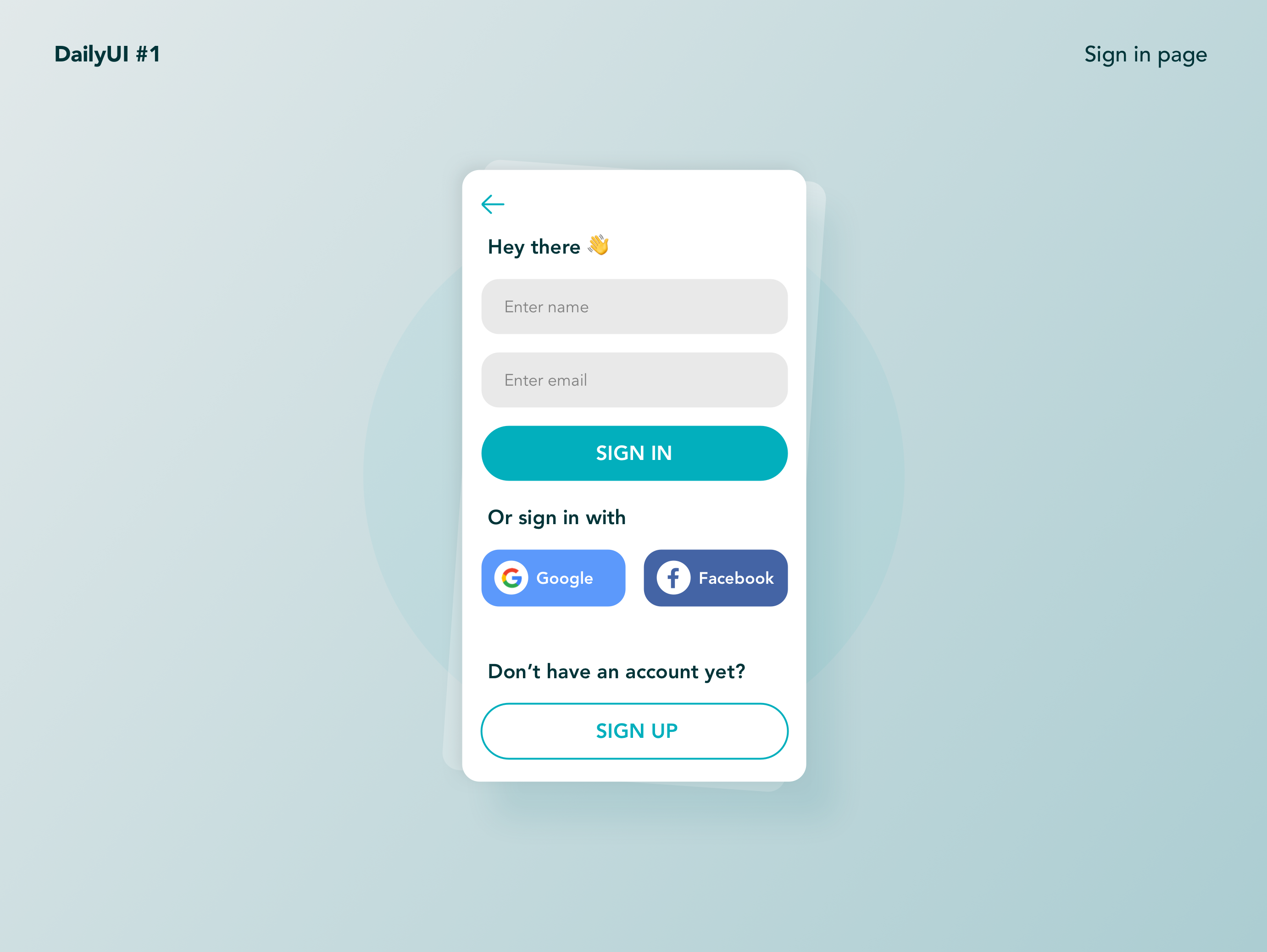 Sign in page app design graphic design ui ux
