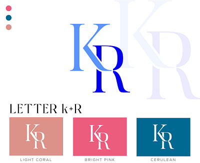 Letter K+R- Logo Design (unused) app logo best in dribble best logo branding creative logo design graphic design illustration letter kr logo letter logo logo luxury logo minimal logo minimalist trending vector