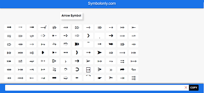 Arrow Symbol arrow arrow copy and paste arrow emoji arrow symbol arrows cool symbols copy and paste symbols symbol symbols textsymbols