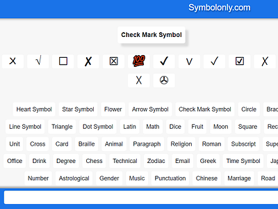 Check Mark Symbol check mark check mark copy and paste check mark emoji check mark symbol check symbol cool symbols copy and paste symbols symbol symbols textsymbols tick