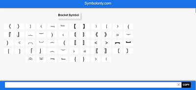 Bracket Symbol bracket bracket copy and paste bracket emoji bracket symbol brackets cool symbols copy and paste symbols symbol symbols textsymbols