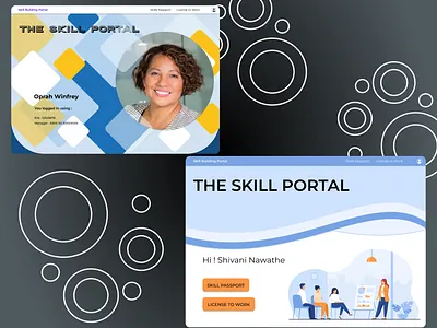 Skill Building Portal - Landing Page design figma illustration interaction design landing page product design ui ux web design web portal website