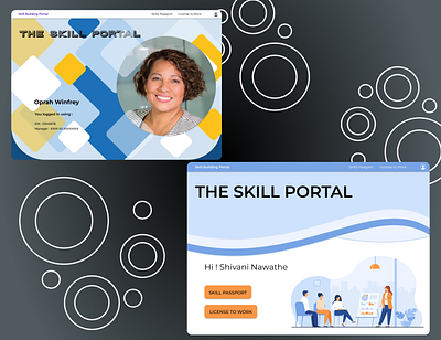 Skill Building Portal - Landing Page design figma illustration interaction design landing page product design ui ux web design web portal website