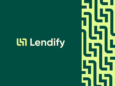 Lendify abstract ai bold branding clever dynamic finance fintech futuristic gigtal l letter logo minimal money payment saas technology vibrant wallet