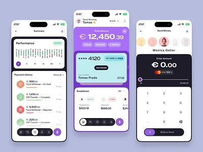 ✨ Funding Mobile App — Animation animation app card design fintech fund funding minimal mobile money motion numpad popular product slider summary transactions ui ux wallet