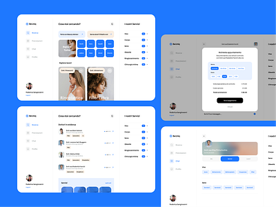 Beauty Online Clinic 2023 app booking cards design medical minimal mobile app tablet trend ui ux web web app web design