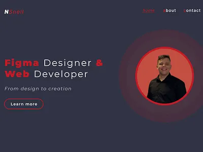 Portfolio Hero Practice Figma