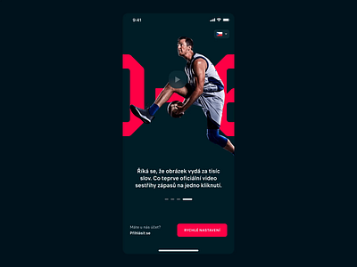 Flashscore App Onboarding animation app baketball features hockey ios mma mobile new user numbers onboarding sport swipe ui welcome