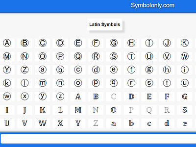 Latin Symbol cool symbols copy and paste symbols latin latin emoji latin letters latin symbol symbol symbols textsymbols