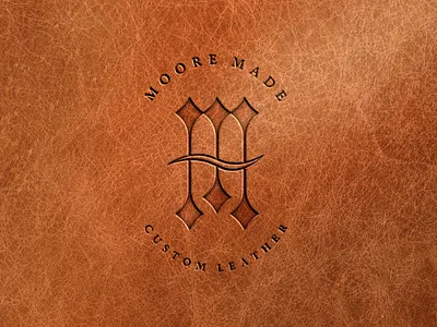 lettermark logo for leather art branding classy design digitalart graphic design illustration leather lettermark lettermarklogo logo logodesign luxury typography vector