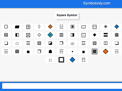 Square Symbol cool symbols copy and paste symbols square square copy and paste square symbol squares symbol symbols textsymbols