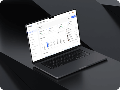 Medify ⏤ Medical Dashboard 💉 analytics app appointment dashboard design doctor health health dashboard medical medical dashboard medicine minimal patient statistic table ui ux web