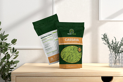 Food Package Design - Cassava branding design graphic design illustration logo minimal p typography vector