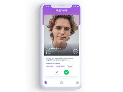 Preswipe Mobile UI figmma mobile ui ui