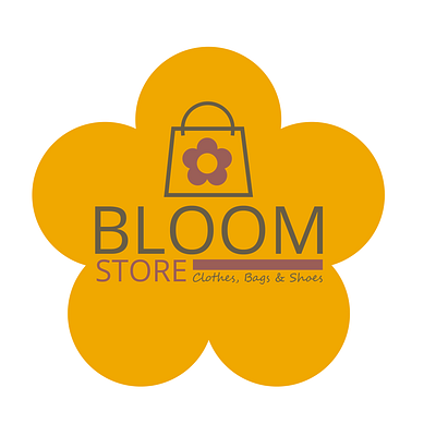 Bloom Store branding design graphic design illustration illustrator logo vector