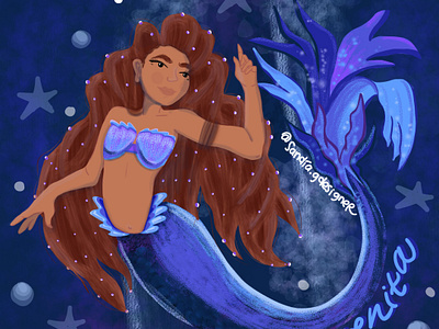 La Sirenita - Little Mermaid art character design fashion graphic design illustration ilustracion ilustraciones ilustradora lasirenita littlemermaid