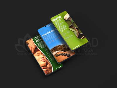 Hilton massage Posts banner design branding design digital content e commerce site graphic design logo marketing ui web design website