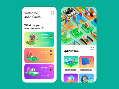 Get Sporty with Pixcap's 3D Sports Elements Pack 2d 3d animation app brand branding design graphic design icons illustration logo mobile motion graphics pixcap ui