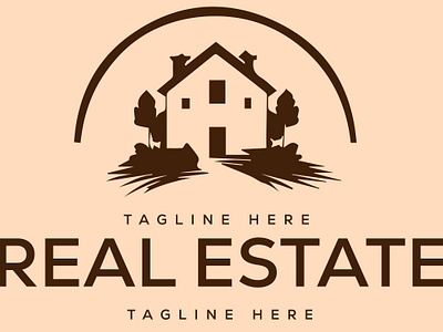 Modern Real Estate Logo Design creative logo creative logo design design icon logo logo design logo design concept modern real estate logo real estate real estate logo real logo
