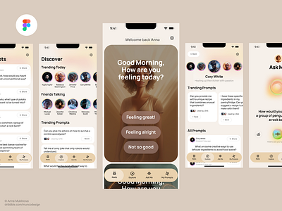 AI-powered social network mobile app template! 📱💬🤖 app