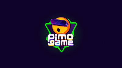 Pimogame Logo Design 2 branding design digital flat game game design graphic graphic design illustration logo ui vector