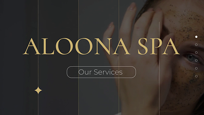 Aloona Spa - Relax and Rejuvenate Massage Therapy artwork beauty branding graphic design massage production relax relaxation services spa typography videoediting women