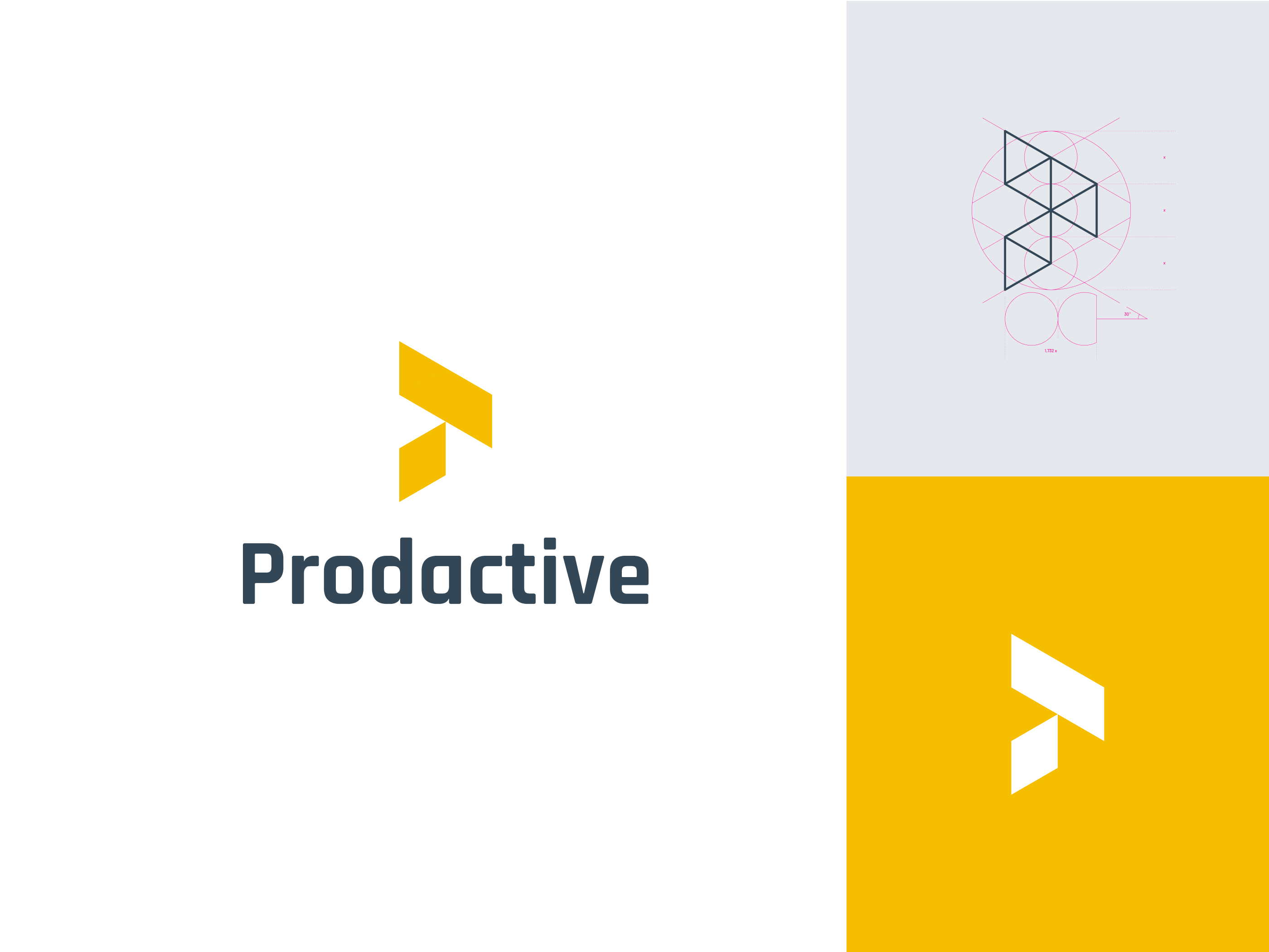 Example of Prodactive, logo concept
