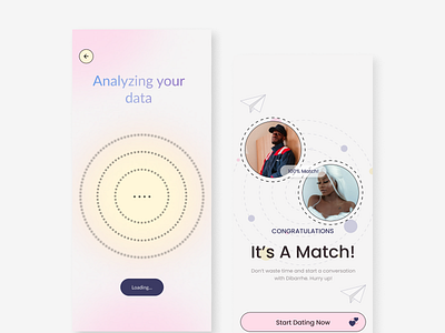 Bookluvrs Match app dating app design figma mobile app product product design ui ux