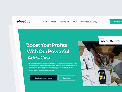 Algoco. Landing Page 3d animation app branding design flat graphic design illustration logo motion graphics ui ux web