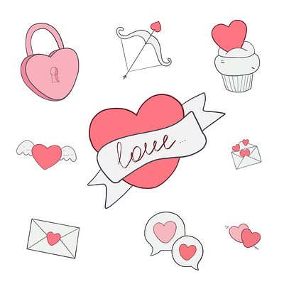 Love stickerpack art illustration sticker stickerpack