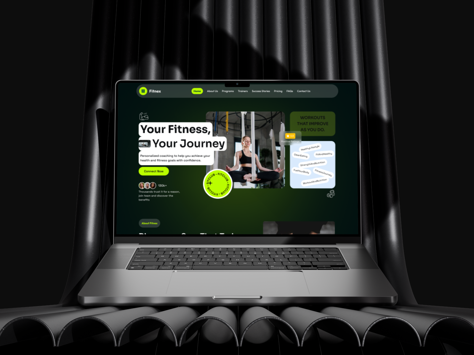 Fitable Fitness Website Design design portfolio fitness fitness app fitness club gym gym website landing page landingpage ui uidesign uiux web webdesign website website builder website concept workout