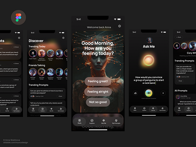 AI-powered social network mobile app template! 📱💬🤖 mobile
