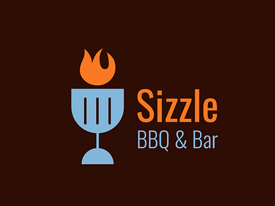 Sizzle — dailylogochallenge 2d adobeillustrator bbq bbqlogo branding dailylogochallenge design flame flamelogo graphic design grill grilllogo logo sizzle sizzlelogo vector