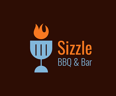 Sizzle — dailylogochallenge 2d adobeillustrator bbq bbqlogo branding dailylogochallenge design flame flamelogo graphic design grill grilllogo logo sizzle sizzlelogo vector