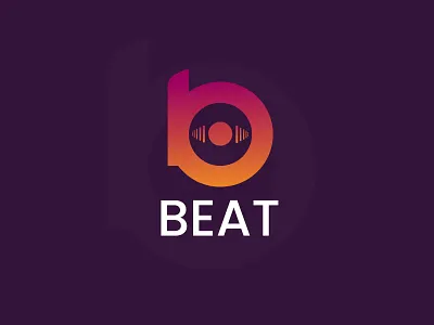 Beat Logo Design, Music Logo, Branding beat logo brand identity branding gradiant graphic design icon logo logo brand logo concept logo design logo groom logo idea logo mark logo process logo type modern logo music logo sound typography unique logo