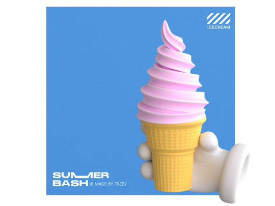 Ice cream 3d animation