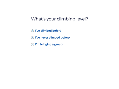 Climbing Level Animation animation checklist interface motion graphics radio button ui ux web design website