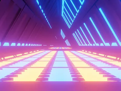 blender 小动画 3d rotation animation