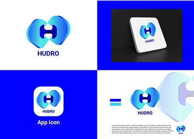 Hudro - Logo Design (Unused ) appicon applogo brand identity creativelogo girdlogo gradient logo logo concept logo daily logo mark logo room logologo morden logo professionallogo